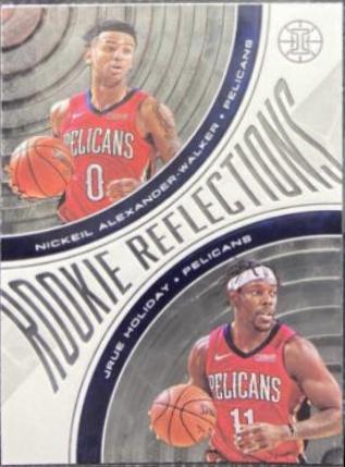 Jrue Holiday, Nickeil Alexander Walker #8 Basketball Cards 2019 Panini Illusions Rookie Reflections