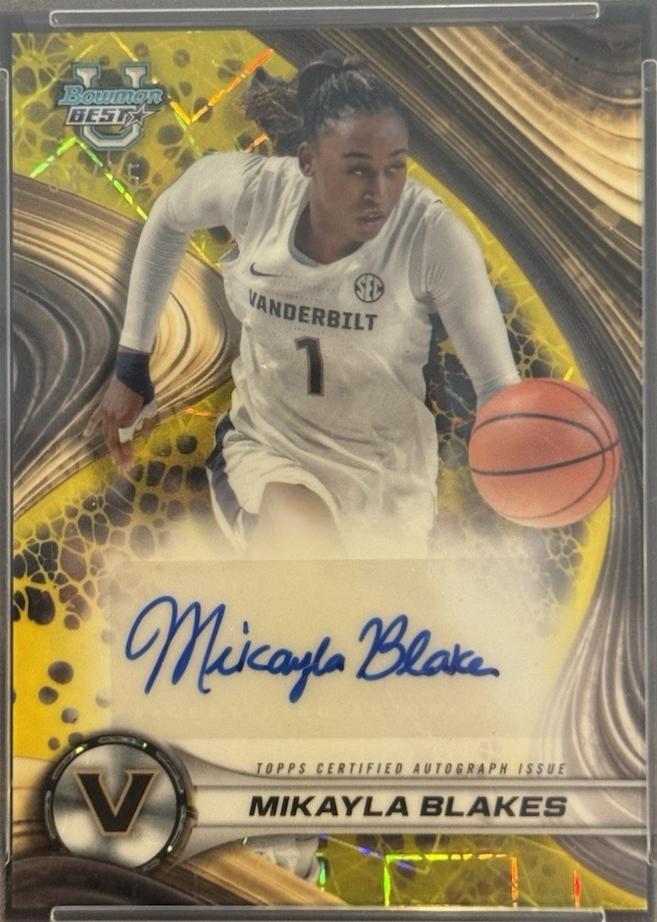 Mikayla Blakes [Yellow Lazer Refractor] #B24-MB
