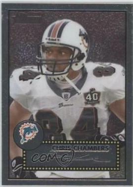 Chris Chambers #THC108 Football Cards 2006 Topps Heritage Chrome