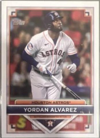 Yordan Alvarez #6 Baseball Cards 2023 Topps Flagship Collection