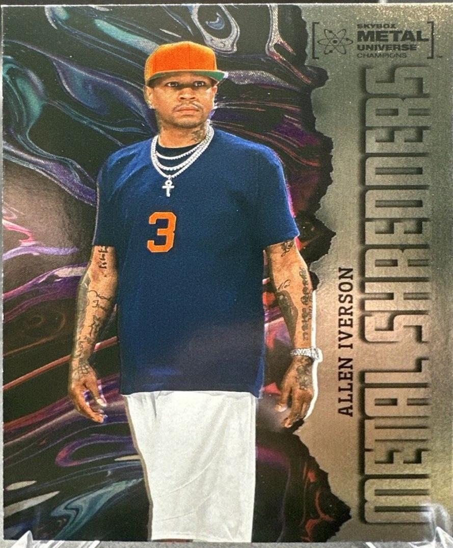 Allen Iverson #130 2022 Skybox Metal Universe Champions Basketball
