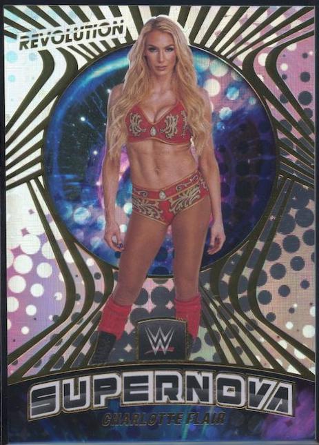 Charlotte Flair #29 Wrestling Cards 2022 Panini Revolution WWE Supernova