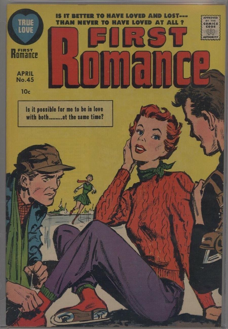 First Romance Magazine #45 (1957) Comic Books First Romance Magazine