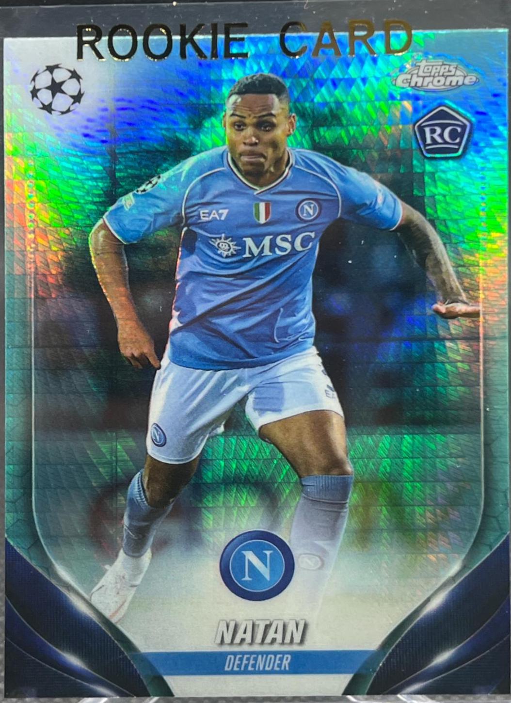 Natan #26 Soccer Cards 2023 Topps Chrome UEFA Club