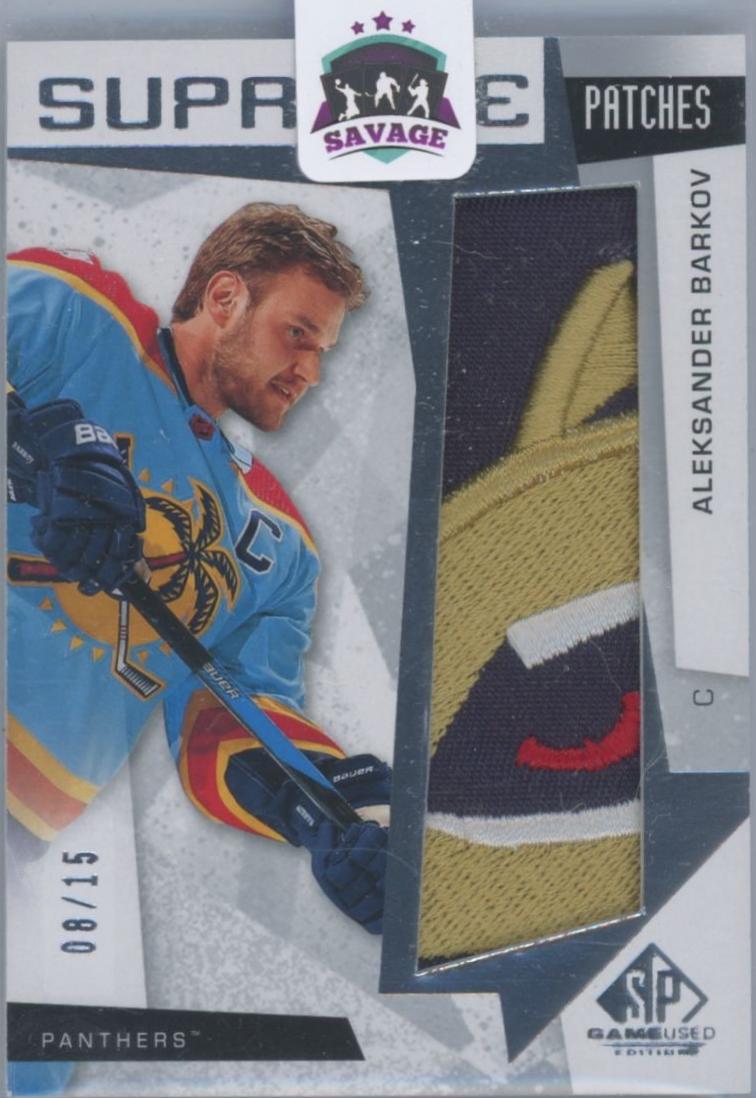 Aleksander Barkov #SP-AB Hockey Cards 2024 SP Game Used Supreme Patch