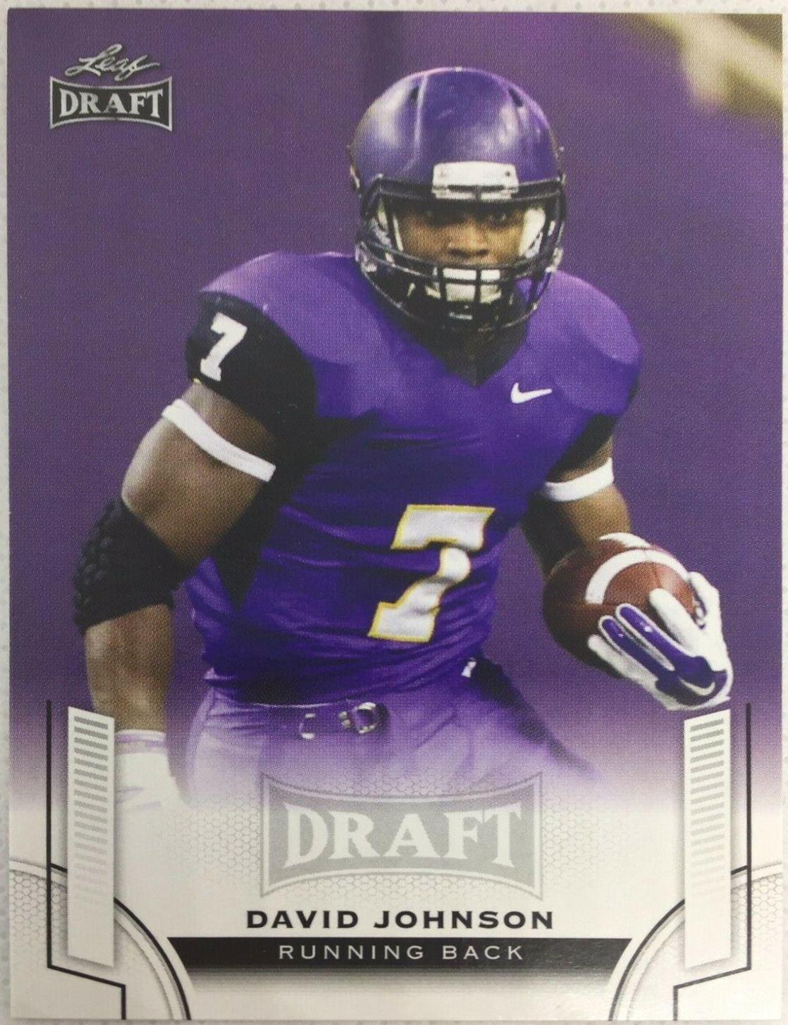 David Johnson #19 Football Cards 2015 Leaf Draft