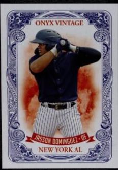 Jasson Dominguez #OVJD Baseball Cards 2021 Onyx Vintage