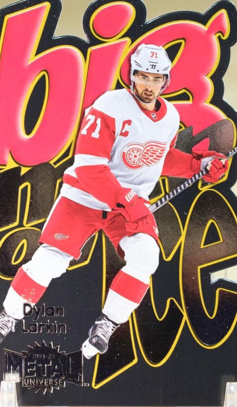 Dylan Larkin #BM-7 Hockey Cards 2021 Skybox Metal Universe Big Man on Ice
