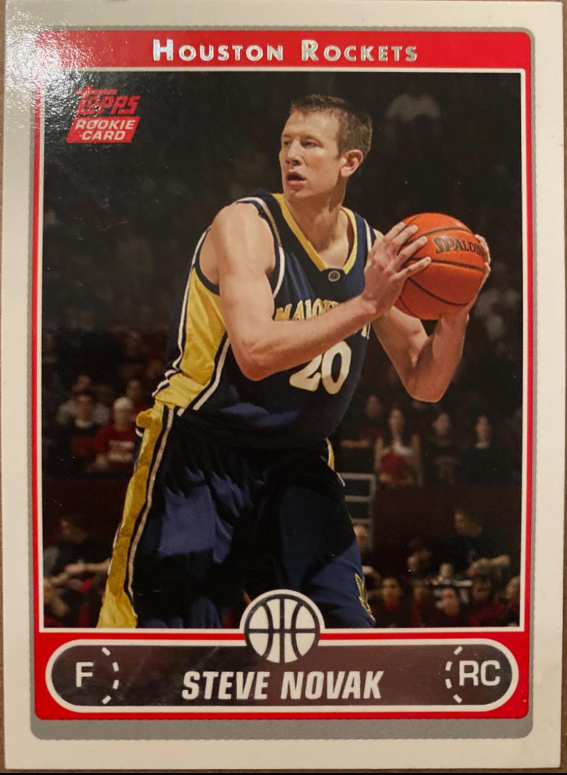 Steve Novak #221 Basketball Cards 2006 Topps