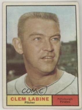 Clem Labine #22 Baseball Cards 1961 Topps
