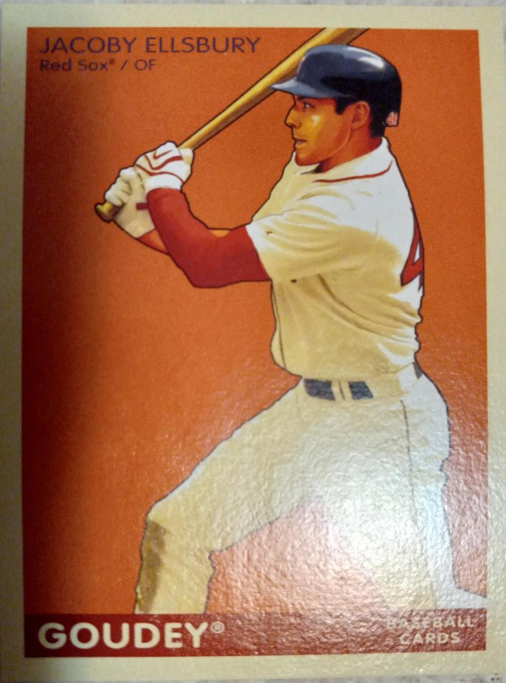 Jacoby Ellsbury #28 Baseball Cards 2009 Upper Deck Goudey