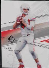 Derek Carr #10 Football Cards 2014 SP Authentic
