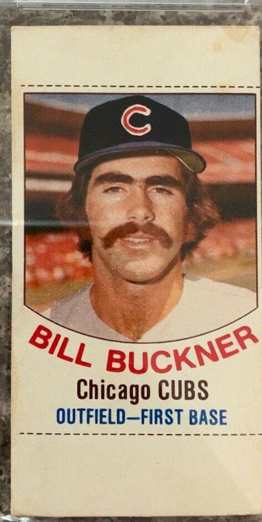 Bill Buckner #54 Baseball Cards 1977 Hostess Twinkies Hand Cut