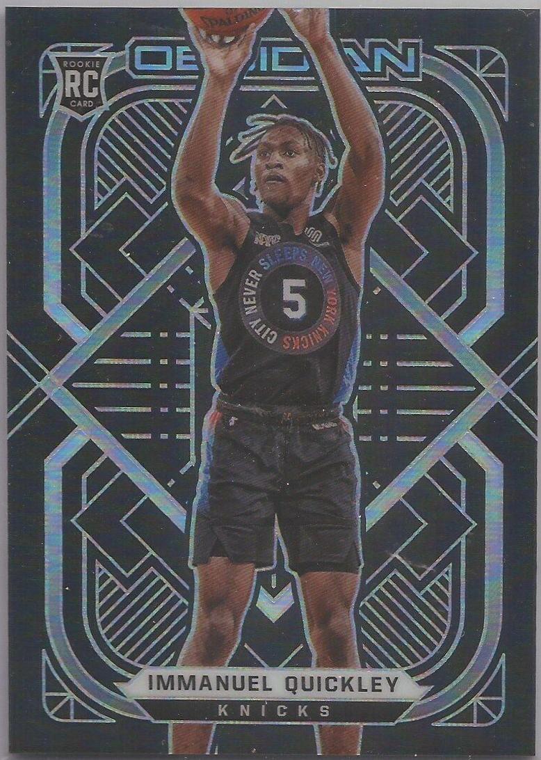 Immanuel Quickley #154 Basketball Cards 2020 Panini Obsidian