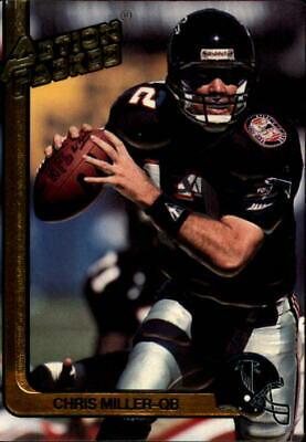 Chris Miller #6 Football Cards 1991 Action Packed