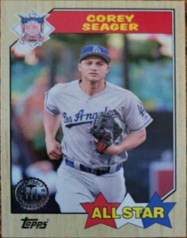 Corey Seager #87-103 Baseball Cards 2017 Topps 1987