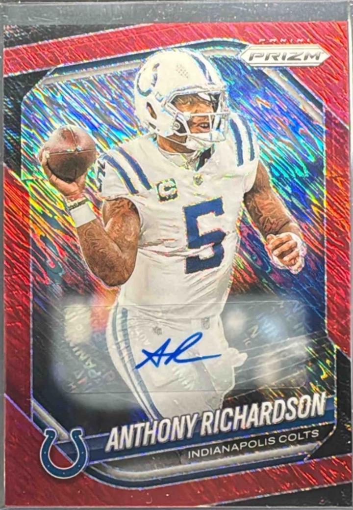 Anthony Richardson [Red Shimmer Autograph] #193 Prices | 2025