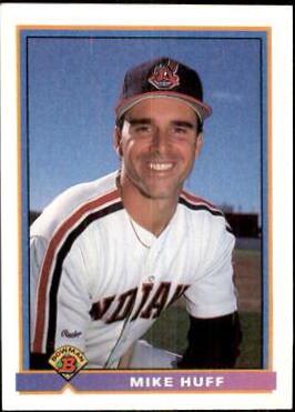Mike Huff #73 Baseball Cards 1991 Bowman