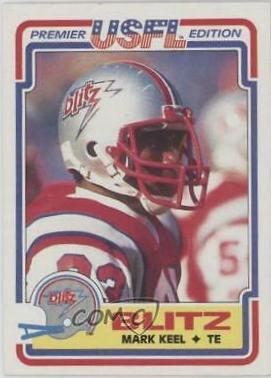 Mark Keel #22 Football Cards 1984 Topps USFL