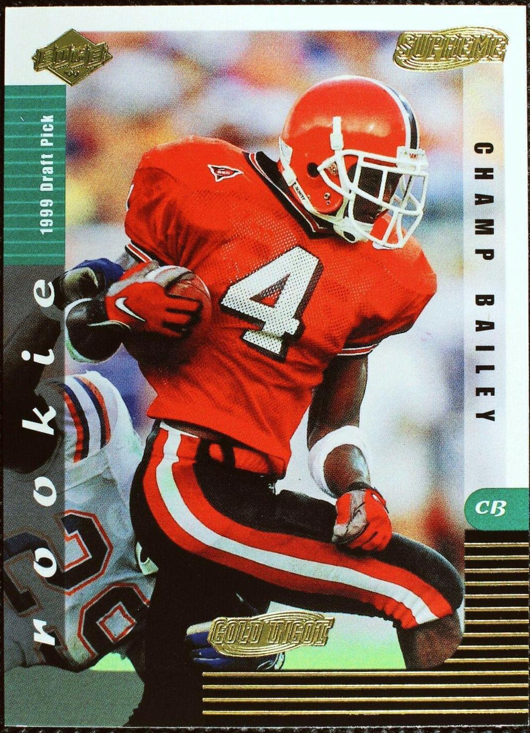 Champ Bailey #132 Football Cards 1999 Collector's Edge Supreme