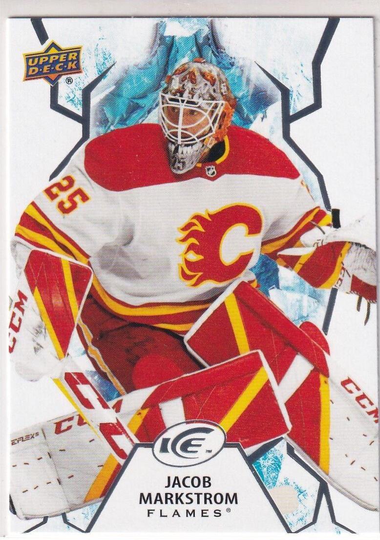 Jacob Markstrom #1 Hockey Cards 2021 Upper Deck Ice