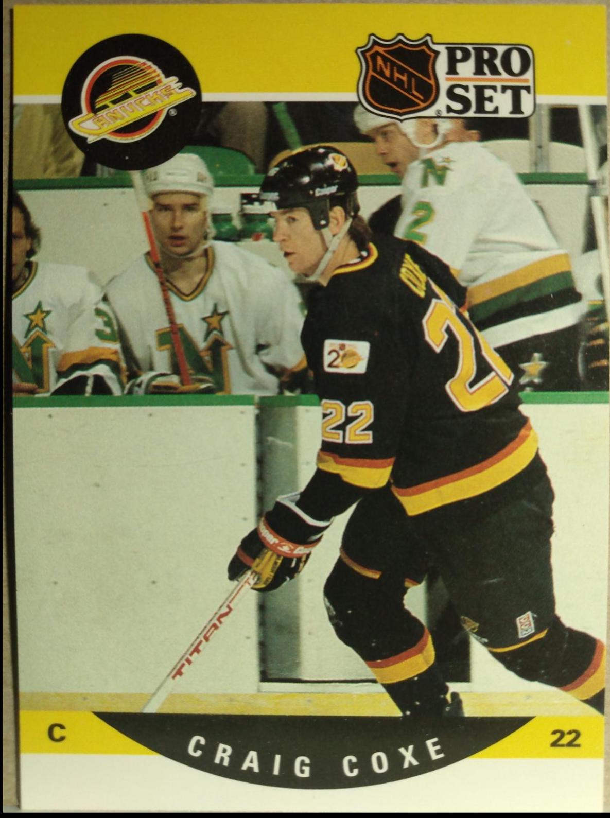 Craig Coxe #544 Hockey Cards 1990 Pro Set