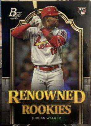 Jordan Walker #RR-19 Baseball Cards 2023 Bowman Platinum Renowned Rookies