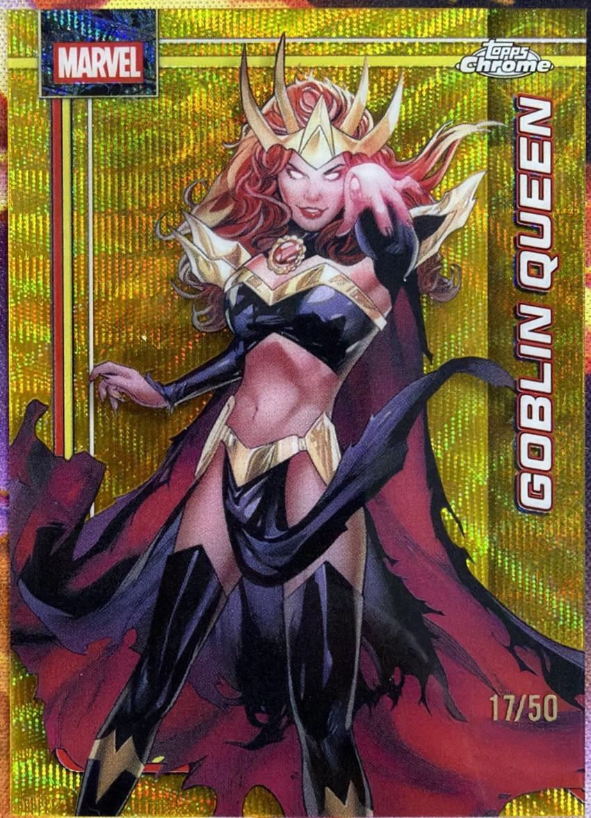 Goblin Queen Gold Wave Refractor