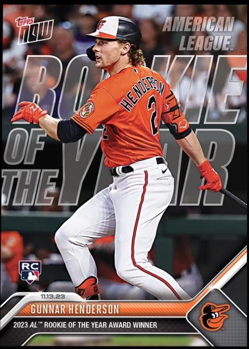 Gunnar Henderson #OS-10 Baseball Cards 2023 Topps Now