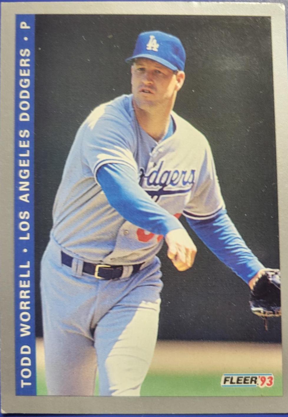 Todd Worrell #F-87 Baseball Cards 1993 Fleer Final Edition
