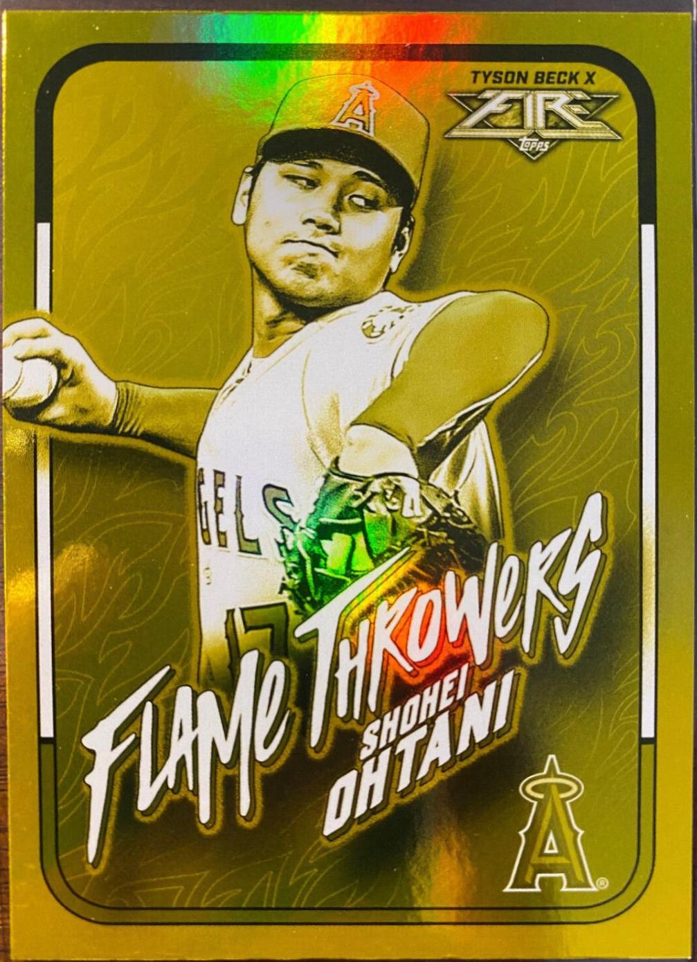 Shohei Ohtani [Gold Minted] #FT-8 Prices | 2022 Topps Fire Flame Throwers |  Baseball Cards