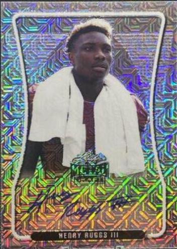 Henry Ruggs III #BA-HR3 Football Cards 2020 Leaf Metal Draft Autographs