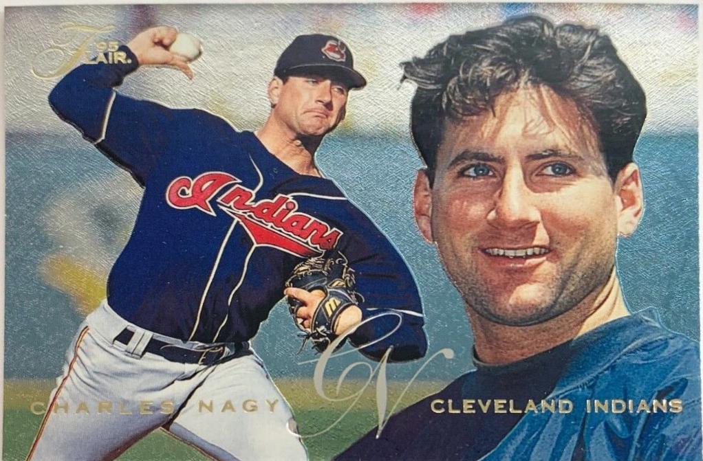 Charles Nagy #34 Baseball Cards 1995 Flair