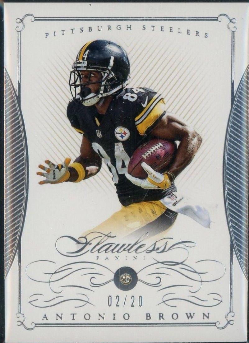 Antonio Brown #4 Football Cards 2015 Panini Flawless