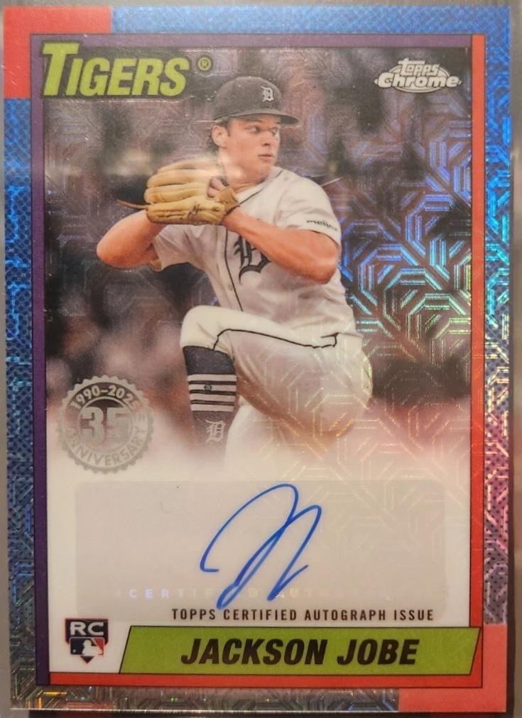 Jackson Jobe #90CA2-JJO Prices | 2025 Topps 1990 Chrome Autograph