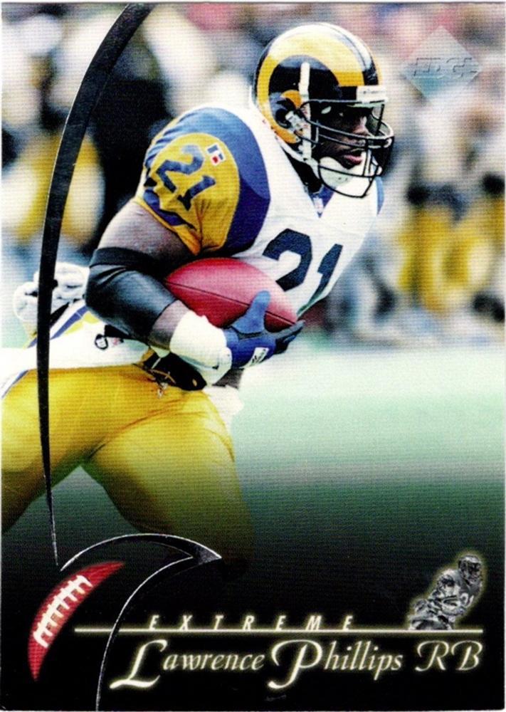 Lawrence Phillips #P167 Football Cards 1997 Collector's Edge Extreme Foil