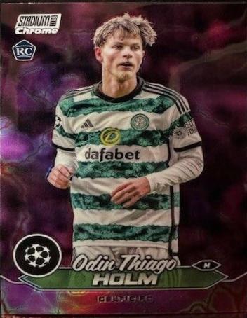 Odin Thiago Holm #50 Soccer Cards 2023 Topps Stadium Club Chrome UEFA