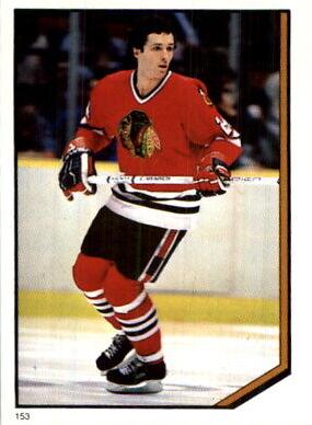 Doug Wilson #153 Hockey Cards 1986 O-Pee-Chee Sticker