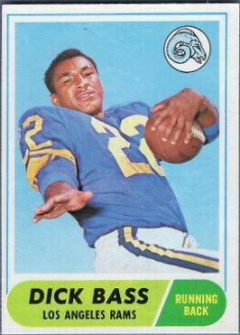Dick Bass #2 Football Cards 1968 Topps