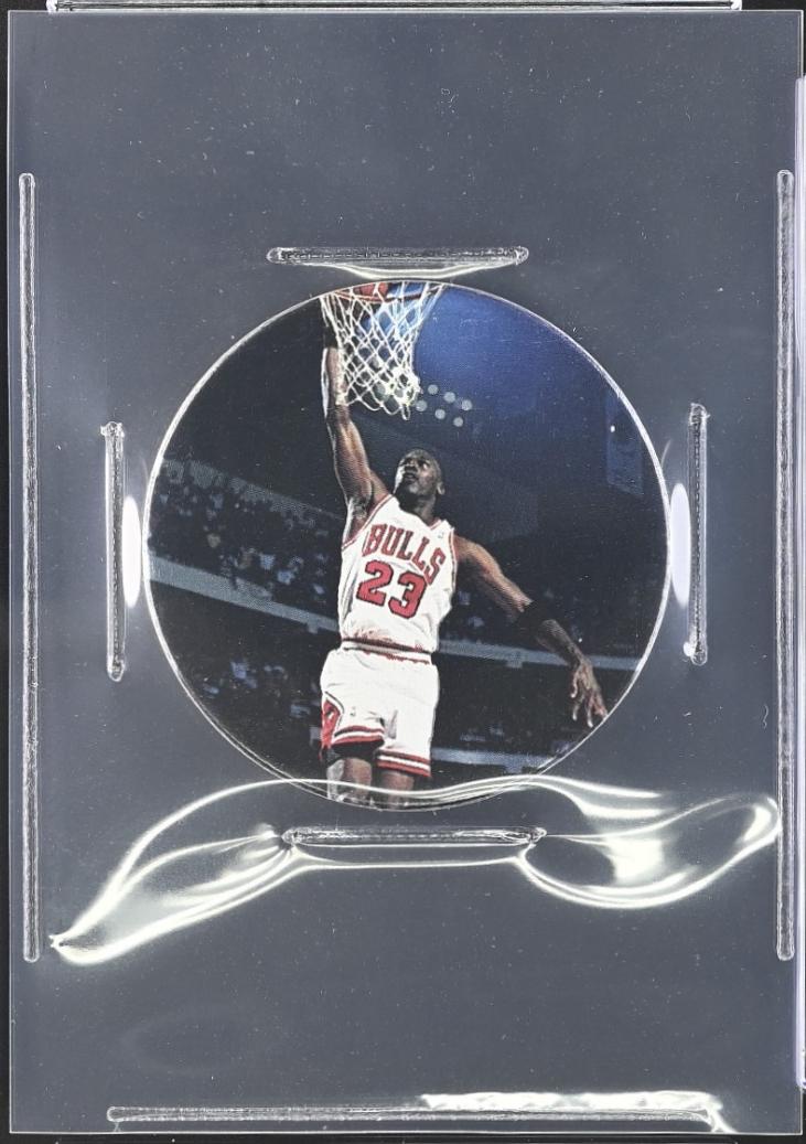 Michael Jordan #S10 1995 Upper Deck Michael Jordan Milk Caps Foil Basketball