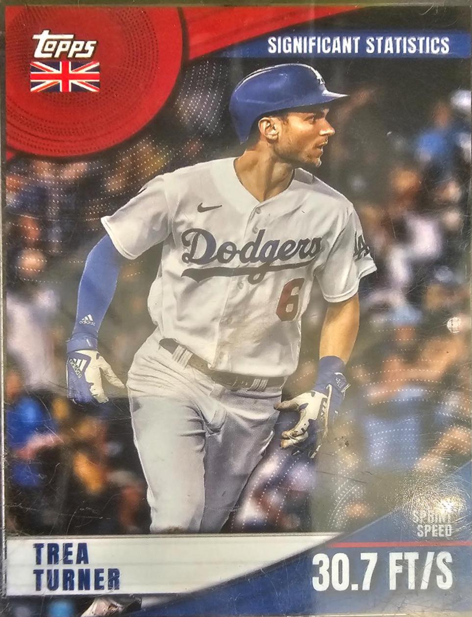 Trea Turner #SS-16 Baseball Cards 2022 Topps UK Edition Significant Statistics