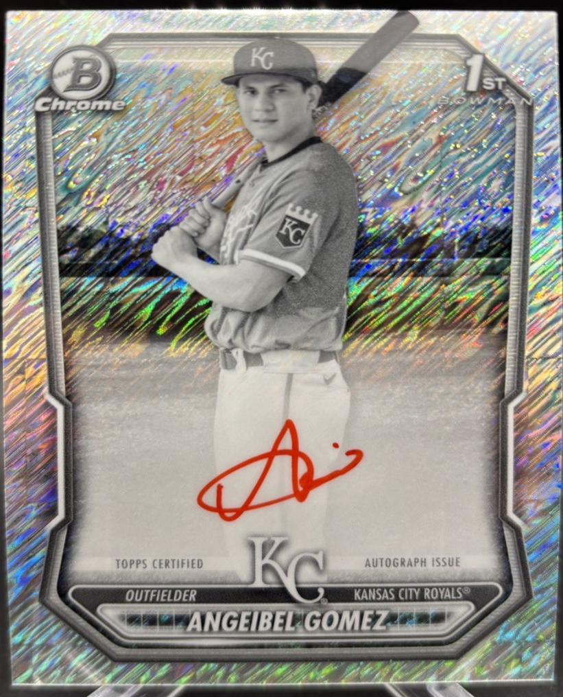 Angeibel Gomez #CPA-AG 2026 Bowman Chrome Baseball Chrome Prospect Autographs