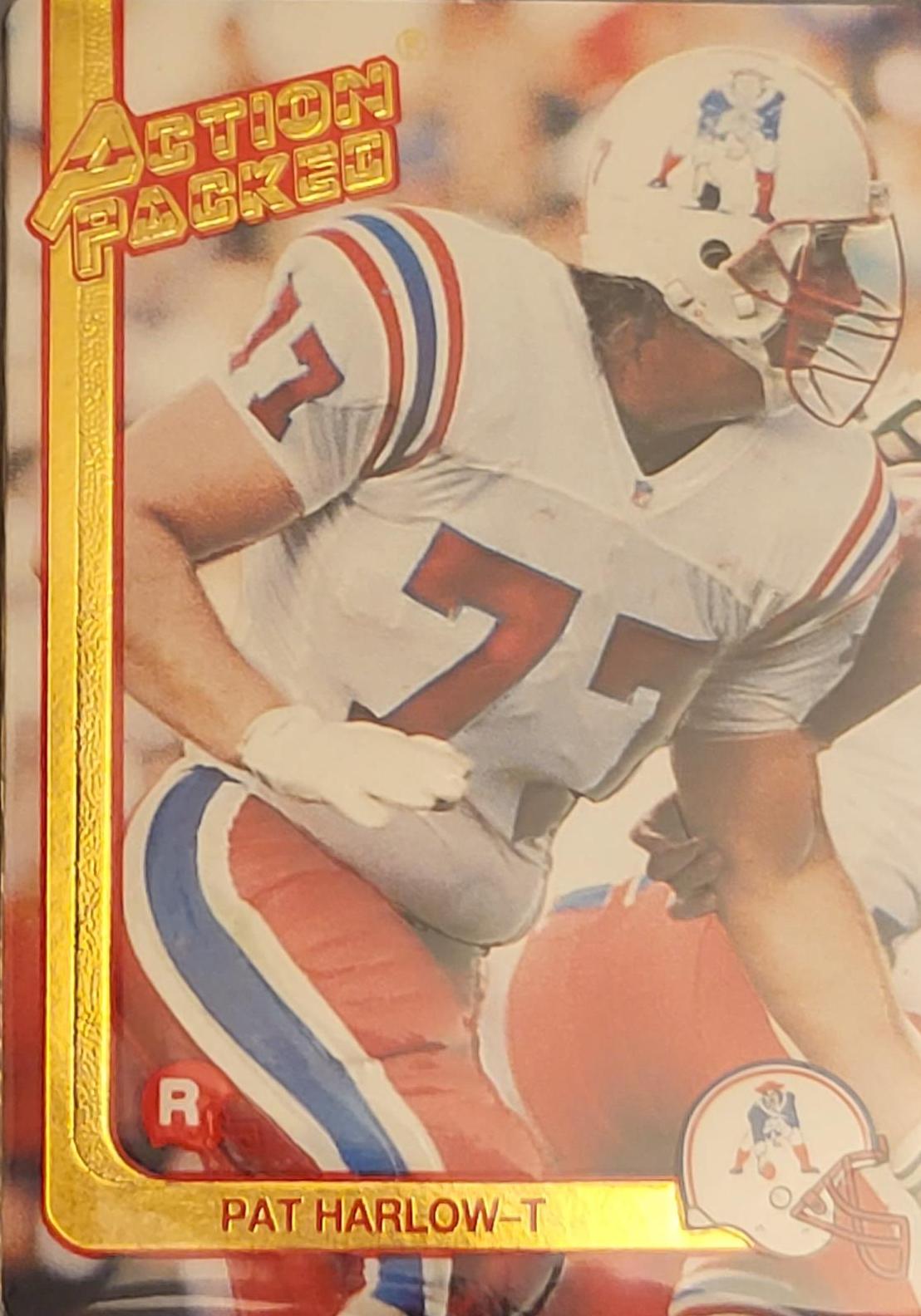Pat Harlow #7 Football Cards 1991 Action Packed Rookie Update