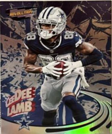 CeeDee Lamb #PR-16 Football Cards 2022 Panini Zenith Pacific Revolution