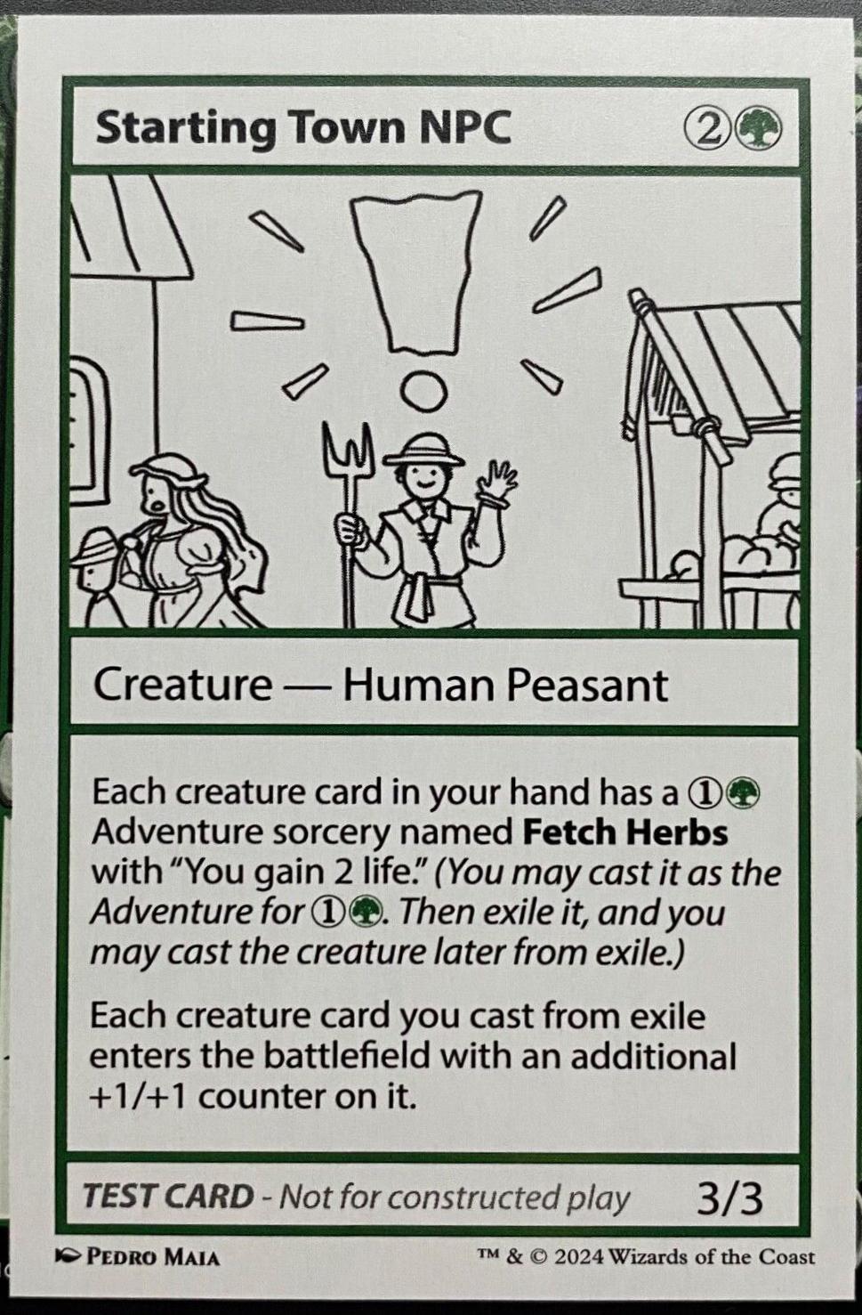 Starting Town NPC #347 Magic Mystery Booster 2