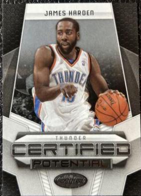 James Harden #25 Basketball Cards 2009 Panini Certified Potential