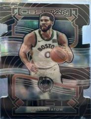 Jayson Tatum #21 Basketball Cards 2023 Panini Obsidian Mist Prices