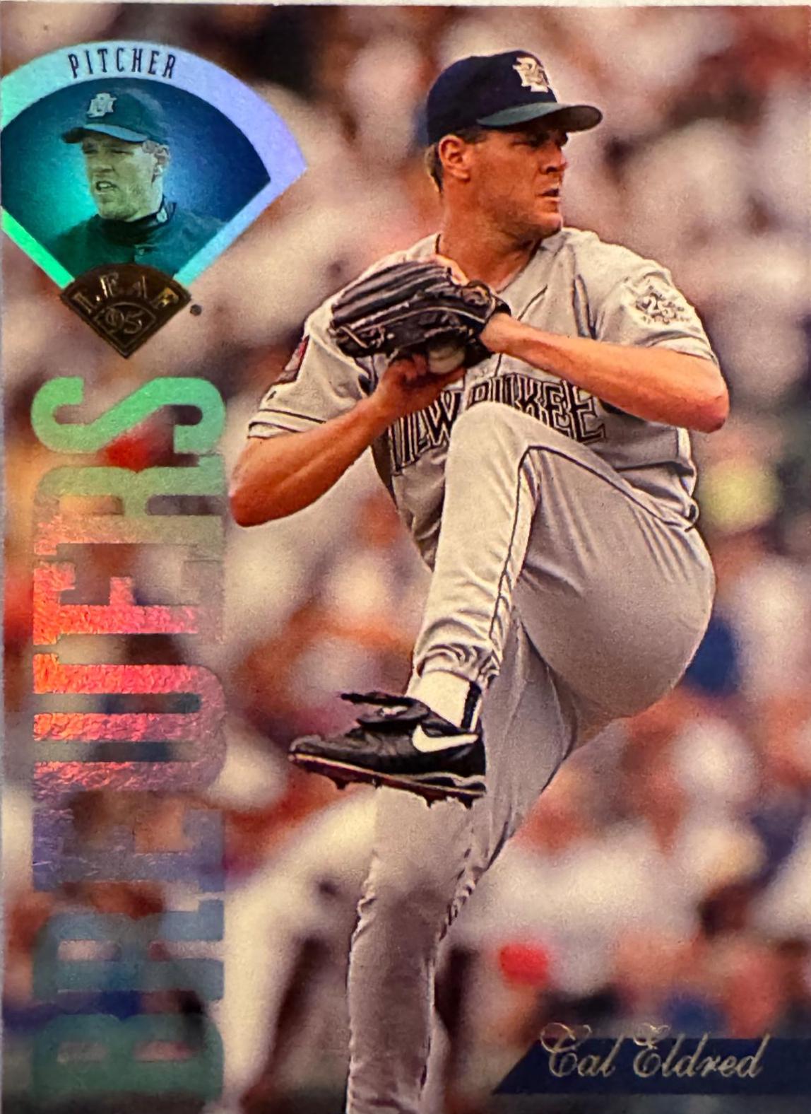 Cal Eldred #34 Baseball Cards 1995 Leaf