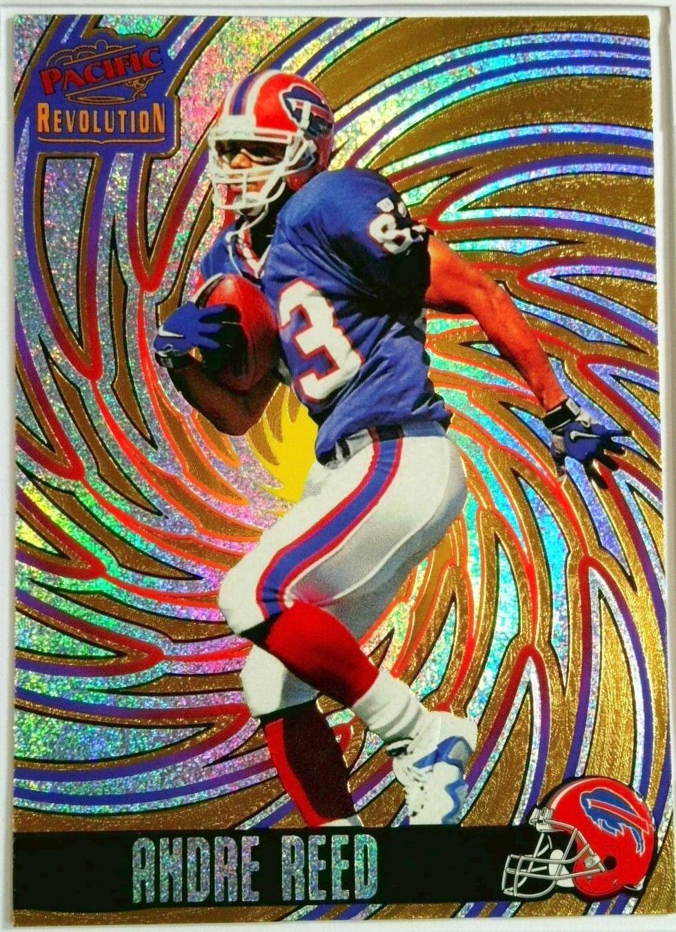 Andre Reed #15 Football Cards 1998 Pacific Revolution