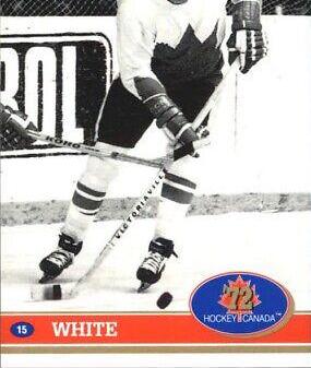Bill White #15 Hockey Cards 1991 Future Trends Canada ’72